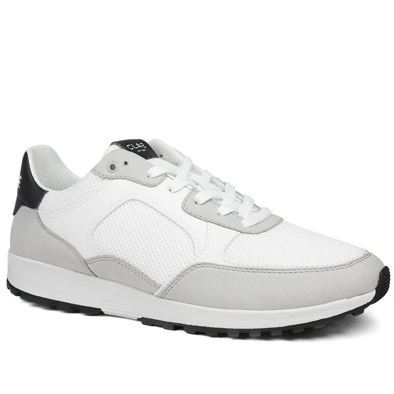 Clae Joshua Mesh Lace Up Trainers - CLAGB43506 / 329 182 - White Multi