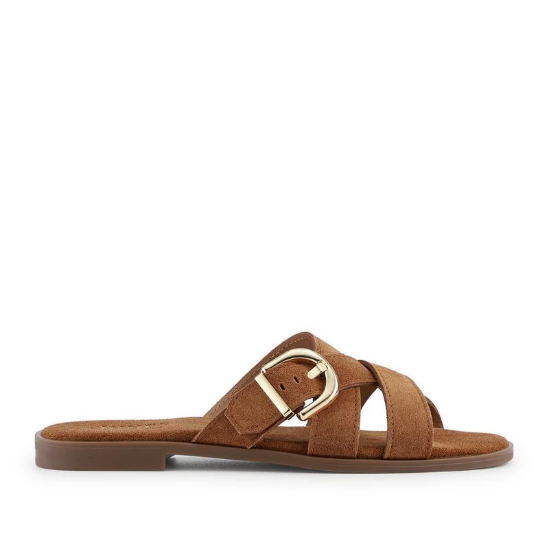 Hylda Smart Suede Leather Mules - HYLDA / 329 198