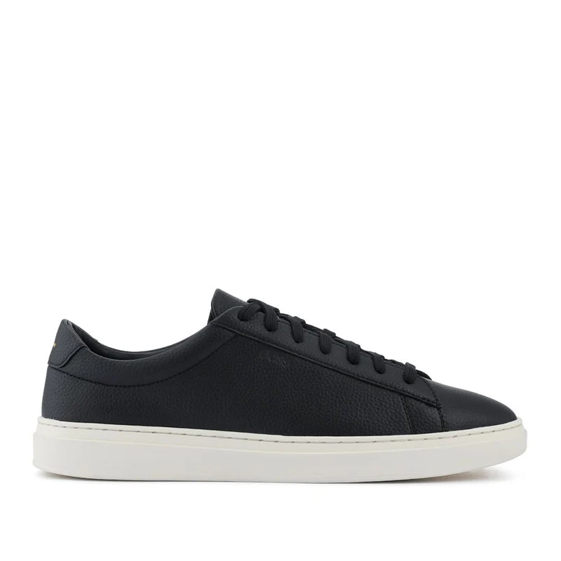 Boss Leather Low-Top Trainers - HUGO41504 / 327 624 - Black