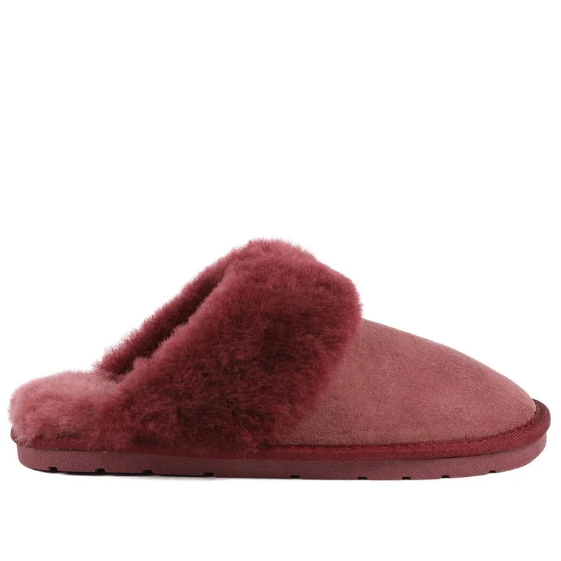 Bella-Rose Sheepskin Mule Slippers - BELLA-ROSE / 319 378