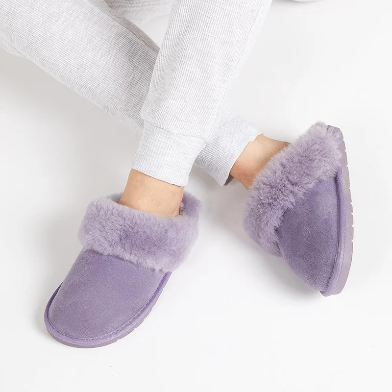 Bella-Rose Sheepskin Mule Slippers - BELLA-ROSE / 319 378 - Lilac