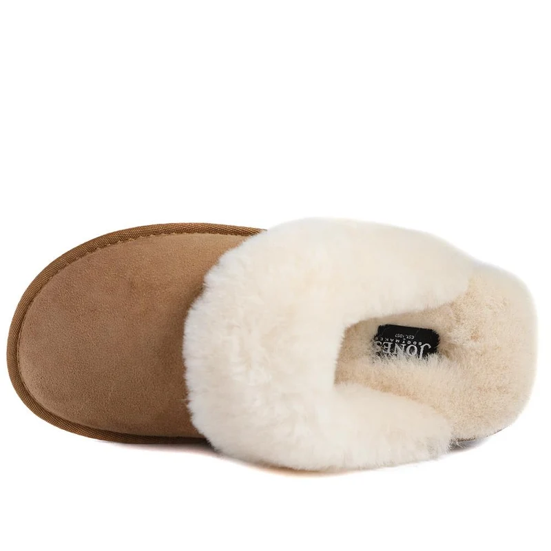 Bella-Rose Sheepskin Mule Slippers - BELLA-ROSE / 319 378 - Chestnut