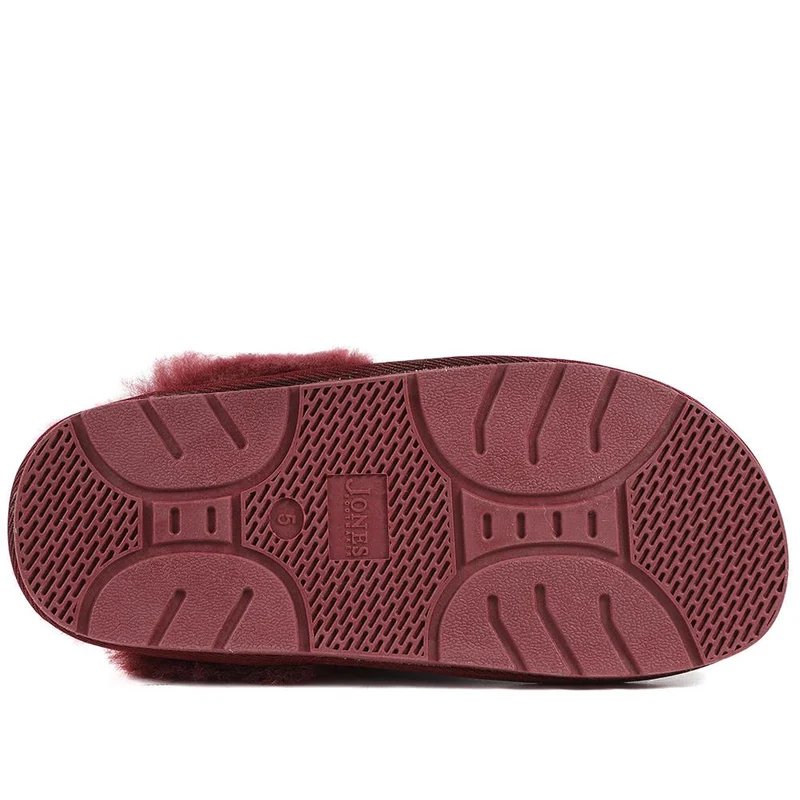 Bella-Rose Sheepskin Mule Slippers - BELLA-ROSE / 319 378 - Burgundy