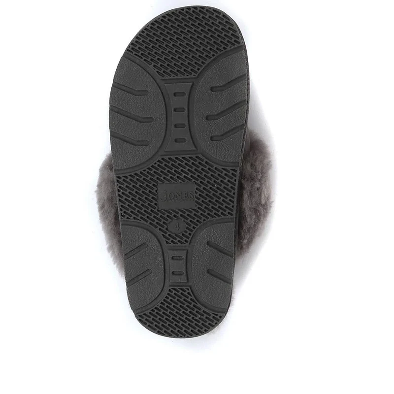 Bella-Rose Sheepskin Mule Slippers - BELLA-ROSE / 319 378 - Grey