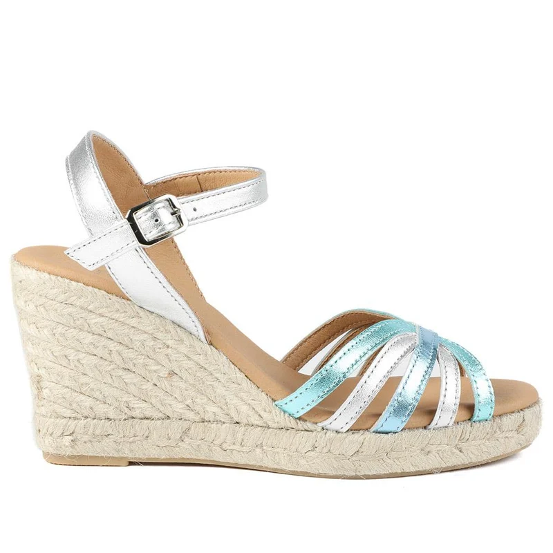Alivia2 Leather Wedge Heel Espadrilles - ALIVIA2 / 329 068