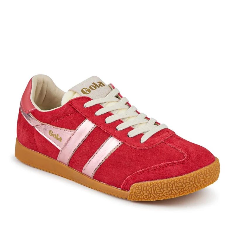 Gola Elan Glitz Leather Trainers - JAC42505 / 327 784 - Red