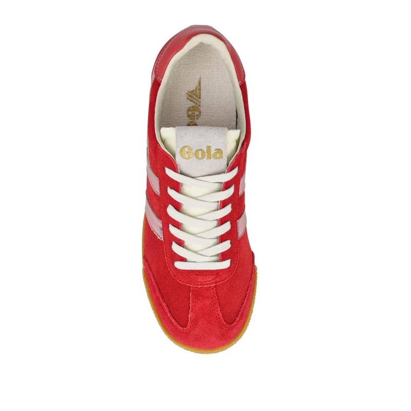 Gola Elan Glitz Leather Trainers - JAC42505 / 327 784 - Red