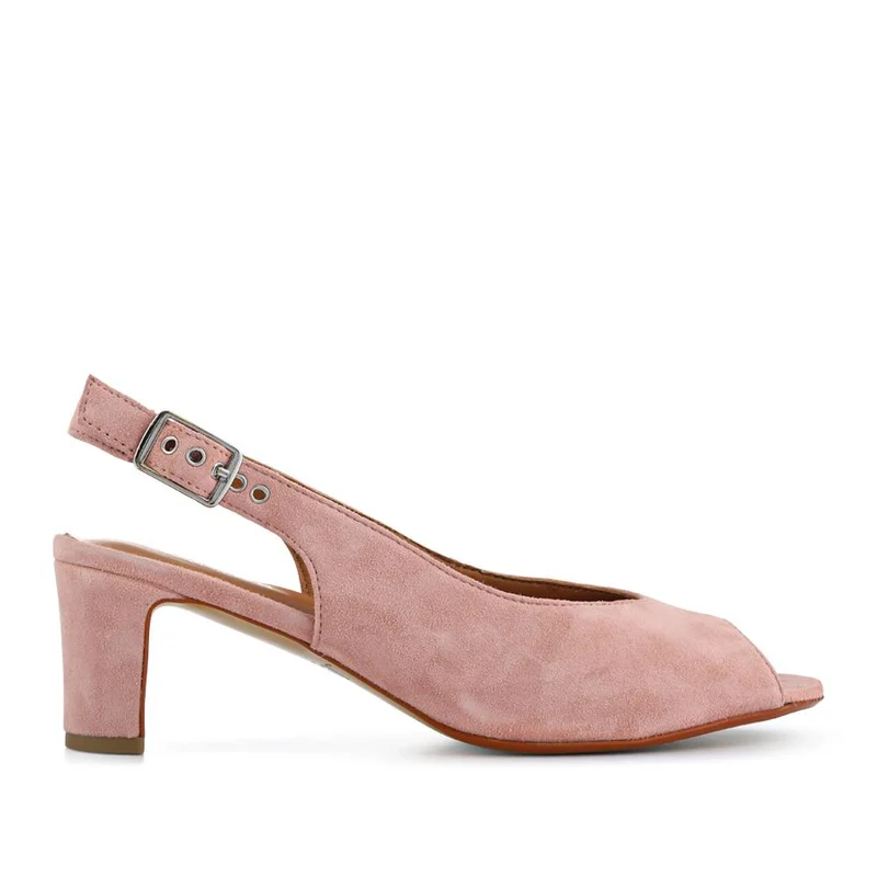 Xiomara Leather Slingback Court Shoes - XIOMARA / 327 552