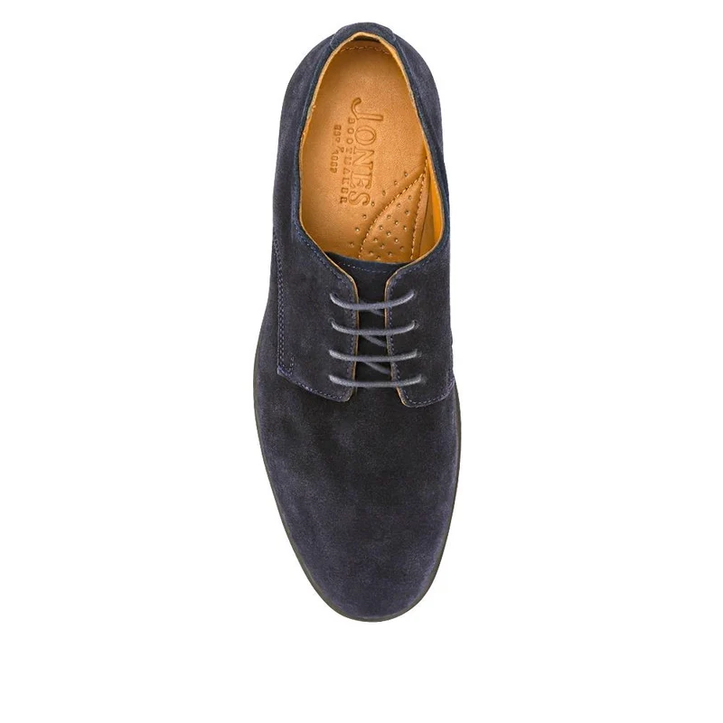 Kade Leather Lace-Up Shoes - KADE / 326 486 - Navy Suede