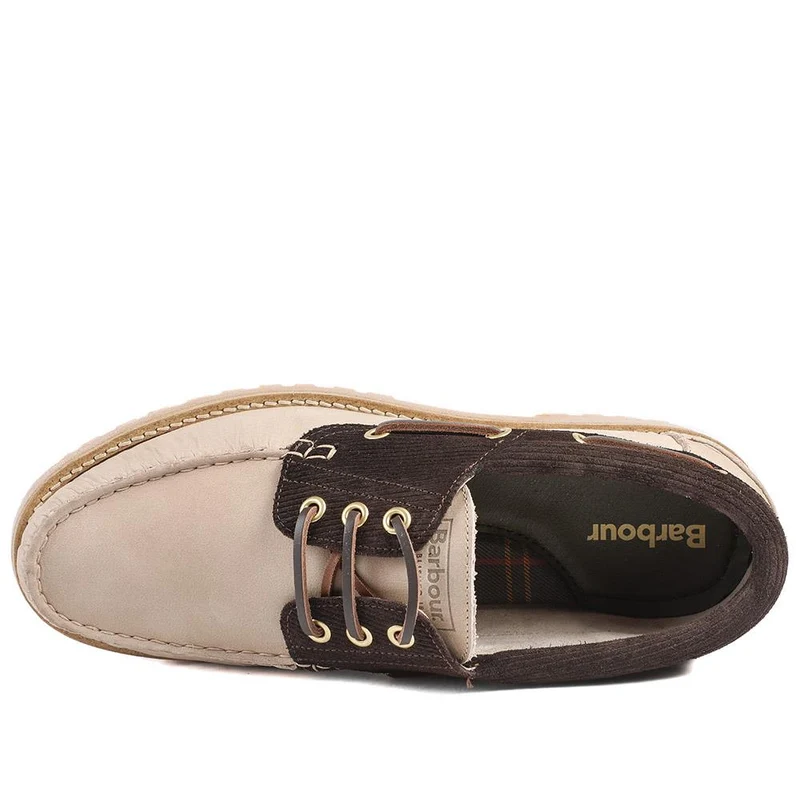 Chunky-Soled Laced Moccasins - BARBR41504 / 327 362 - Sand