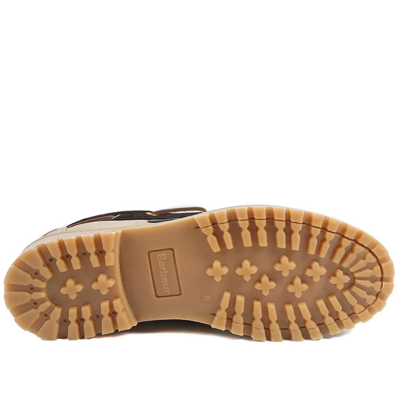 Chunky-Soled Laced Moccasins - BARBR41504 / 327 362 - Sand