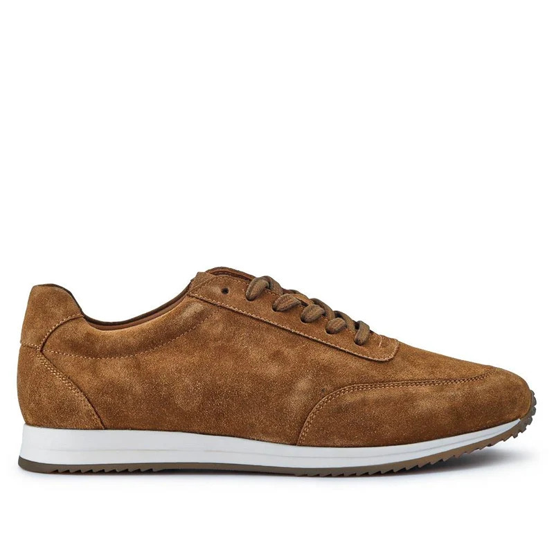 Southend2 Leather Trainers - SOUTHEND2 / 325 111 - Tan Suede