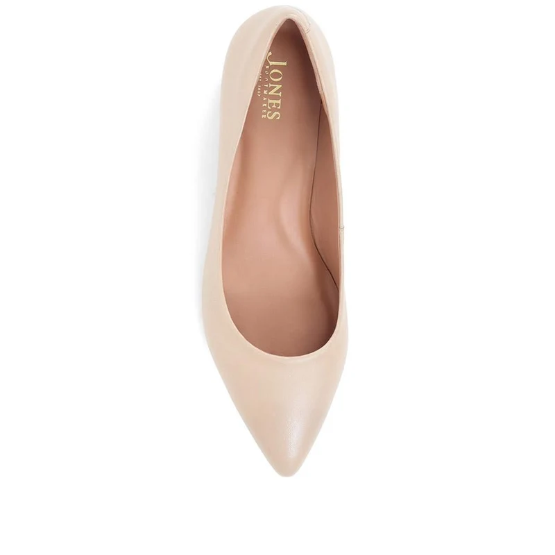Sunstone Leather Court Shoes - SUNSTONE / 323 599 - Beige