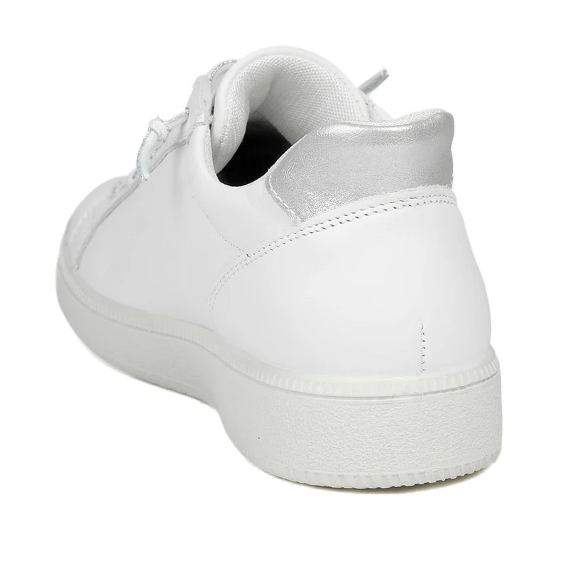 Ainsley Leather Trainers - AINSLEY / 328 990 - White