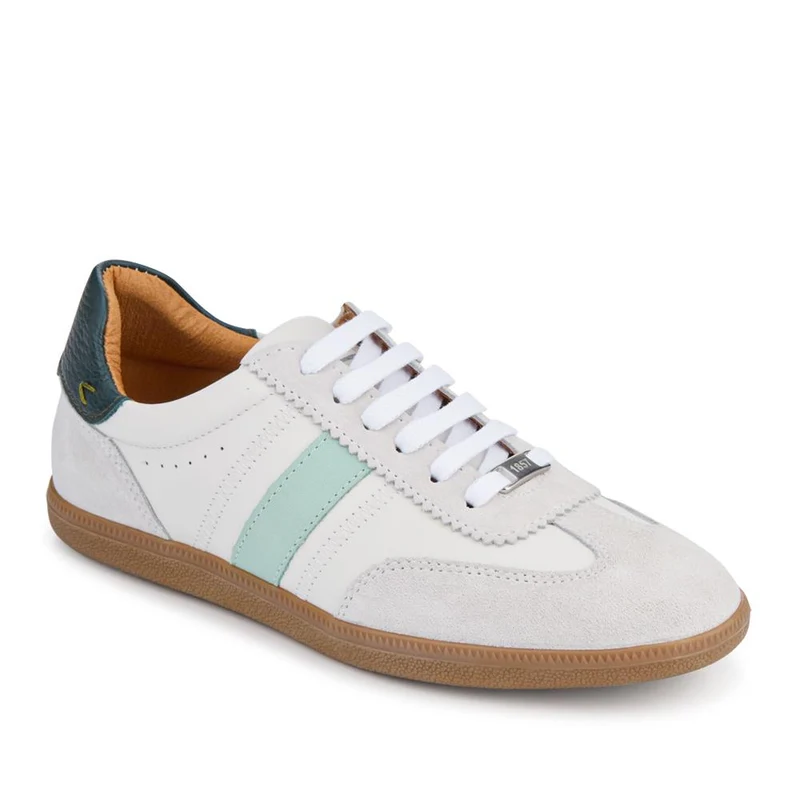 Artea Leather Trainers - ARTEA / 327 146 - White-Green