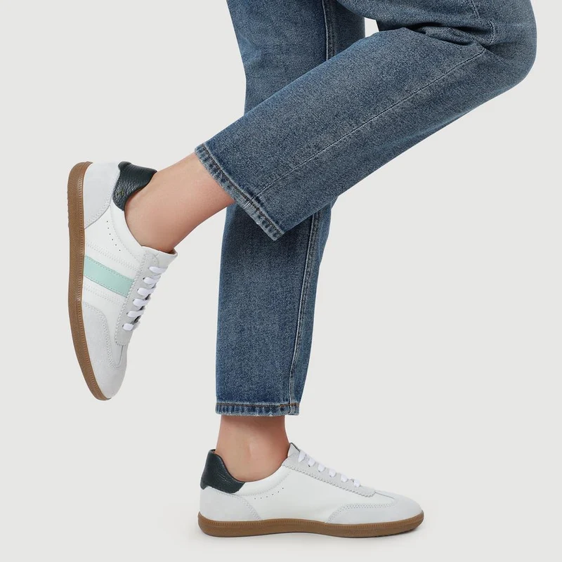 Artea Leather Trainers - ARTEA / 327 146 - White-Green