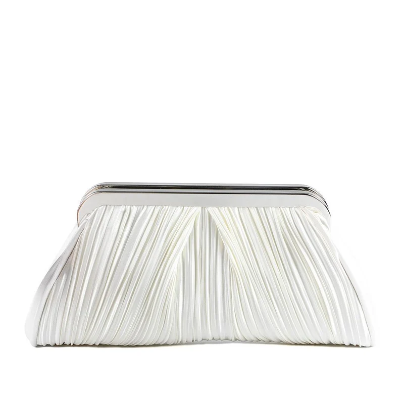 Wylma Pop Fasten Clutch Bag - WYLMA / 329 132 - Ivory