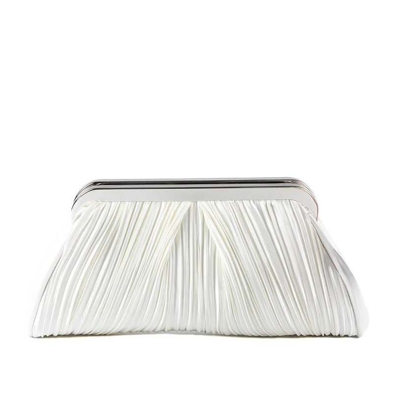 Wylma Pop Fasten Clutch Bag - WYLMA / 329 132 - Ivory