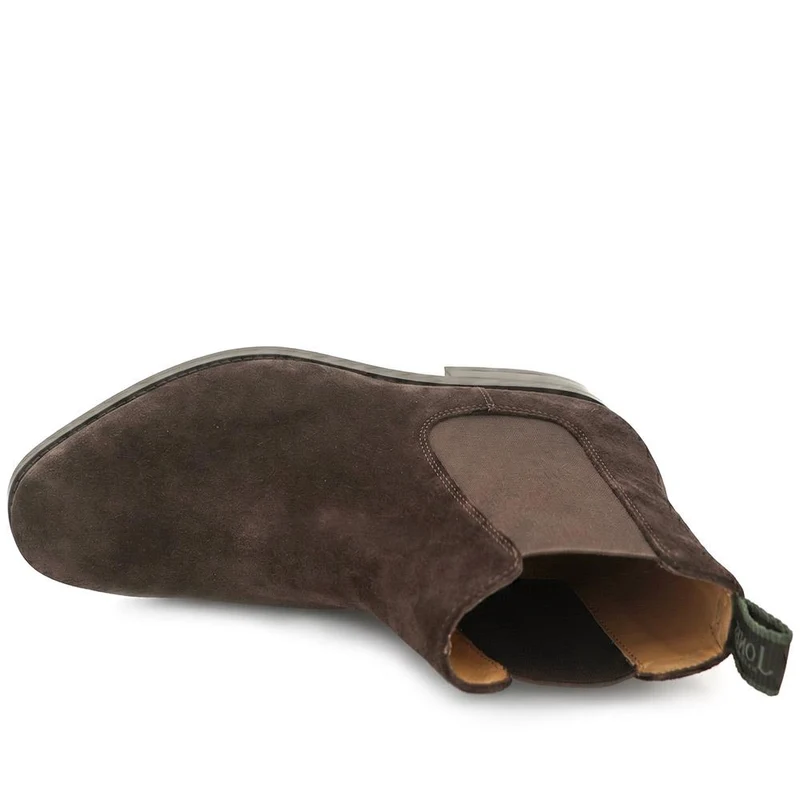 DeakinWide Leather Chelsea Boots - DEAKINWIDE / 329 948 - Dark Brown Suede