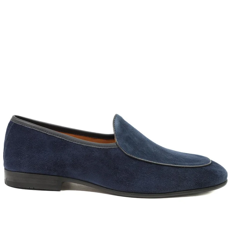 Royce Leather Loafers - ROYCE / 328 783 - Blue Suede