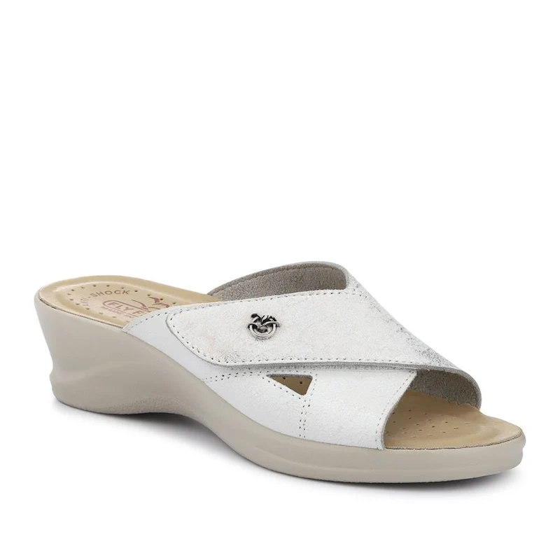 Fly Flot Anatomic Self Moulding Mules - FLY41034 / 326 675 - White