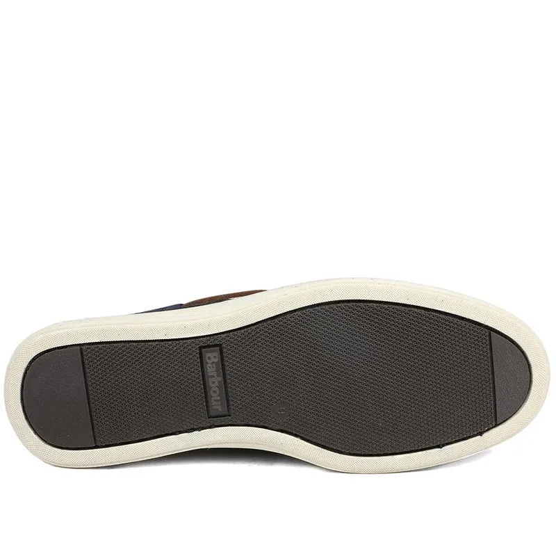 Leather Moccasin Slip On Shoes - BARBR43503 / 328 745 - Navy Suede