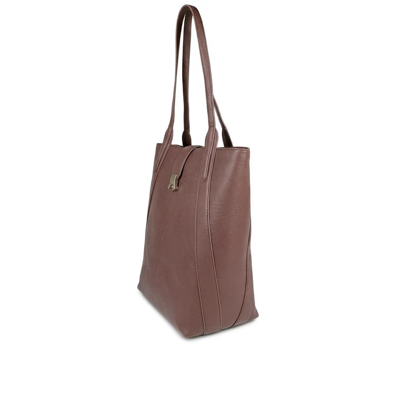 Vancover Leather Shoulder Bag - VANCOVER / 329 202 - Cherry Brown