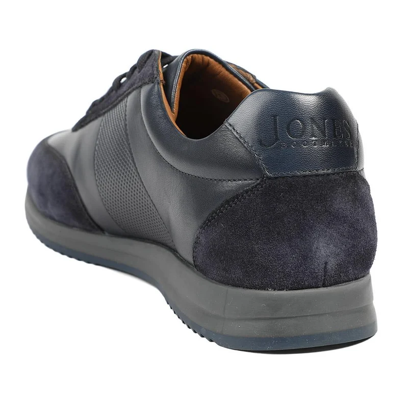 Salvi Wide Fit Leather Trainers - SALVI / 328 876 - Navy