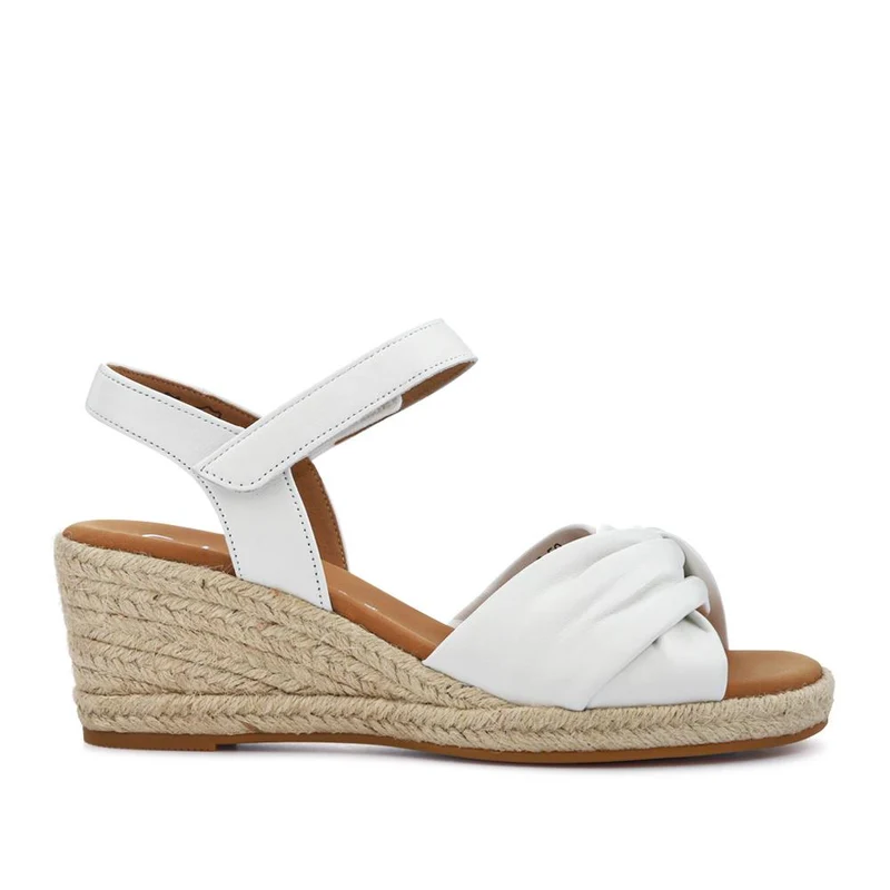 Moon Gabor Leather Wedge-Heel Espadrilles - GAB41505 / 326 987