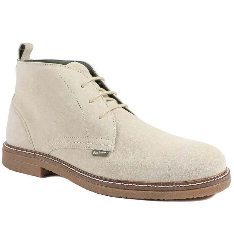 Leather Chukka Boots - BARBR43502 / 328 743 - Sand Suede