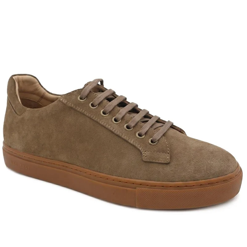 Simon Leather Men's Trainers - SIMON / 319 270 - Taupe Suede