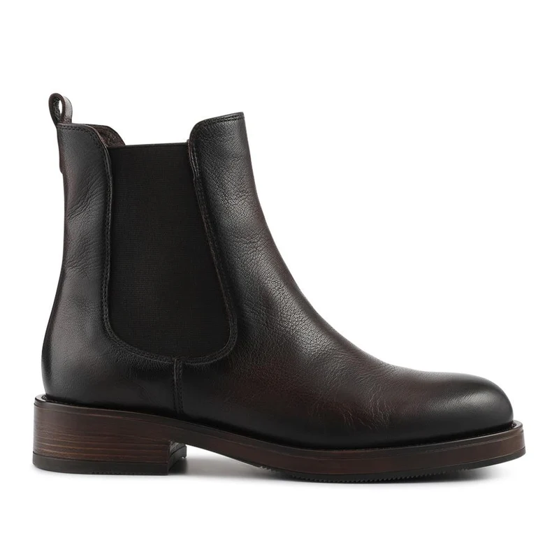 Moxie Leather Heeled Chelsea Boots - MOXIE / 328 088