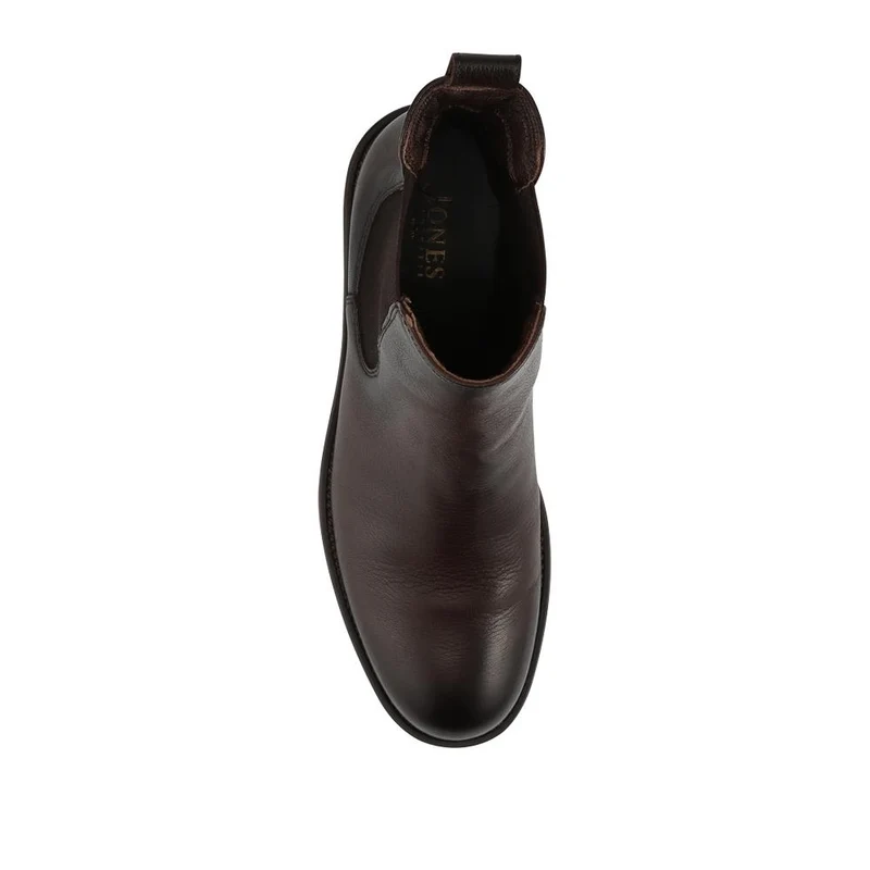 Moxie Leather Heeled Chelsea Boots - MOXIE / 328 088 - Dark Brown Leather