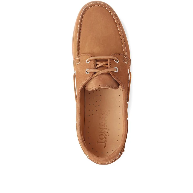 Patrizia Leather Boat Shoes - PATRIZIA / 322 369 - Cognac