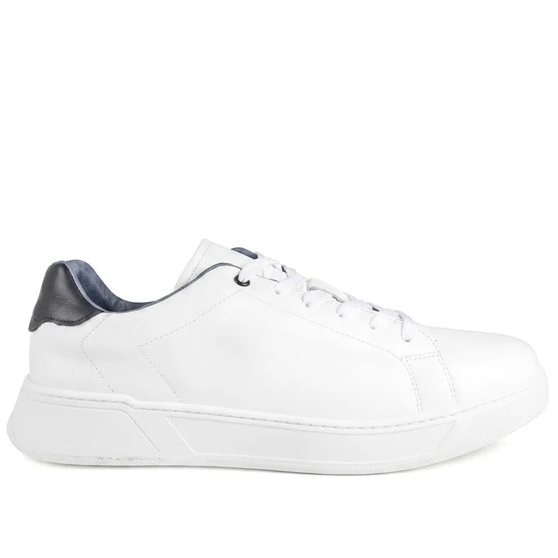 Salvino Leather Lace Up Trainers - SALVINO / 330 215