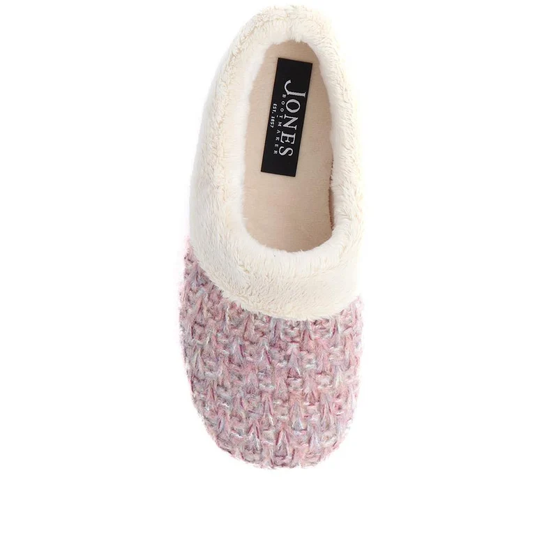 Faux-Fur-Lined Slippers - CARIANA / 324 749 - Pink