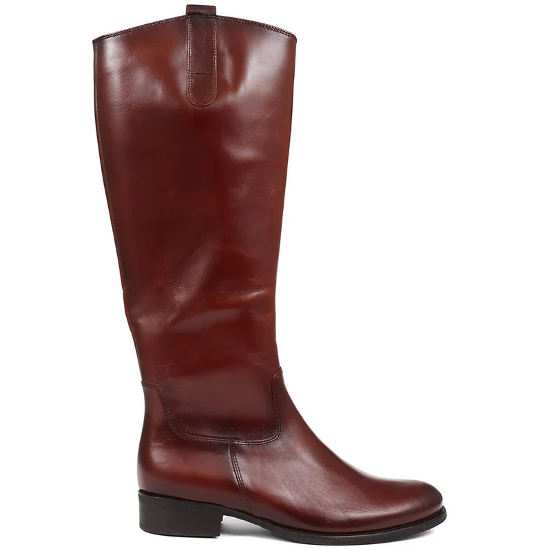 Brook Medium Calf Fit Leather Rider Boots - GAB30573 / 316 651