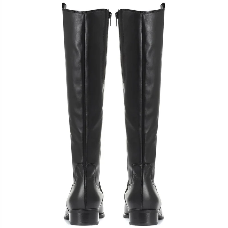 Brook Medium Calf Fit Leather Rider Boots - GAB30573 / 316 651 - Black