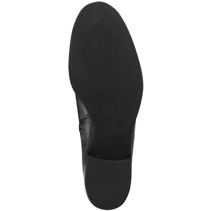 Brook Medium Calf Fit Leather Rider Boots - GAB30573 / 316 651 - Black