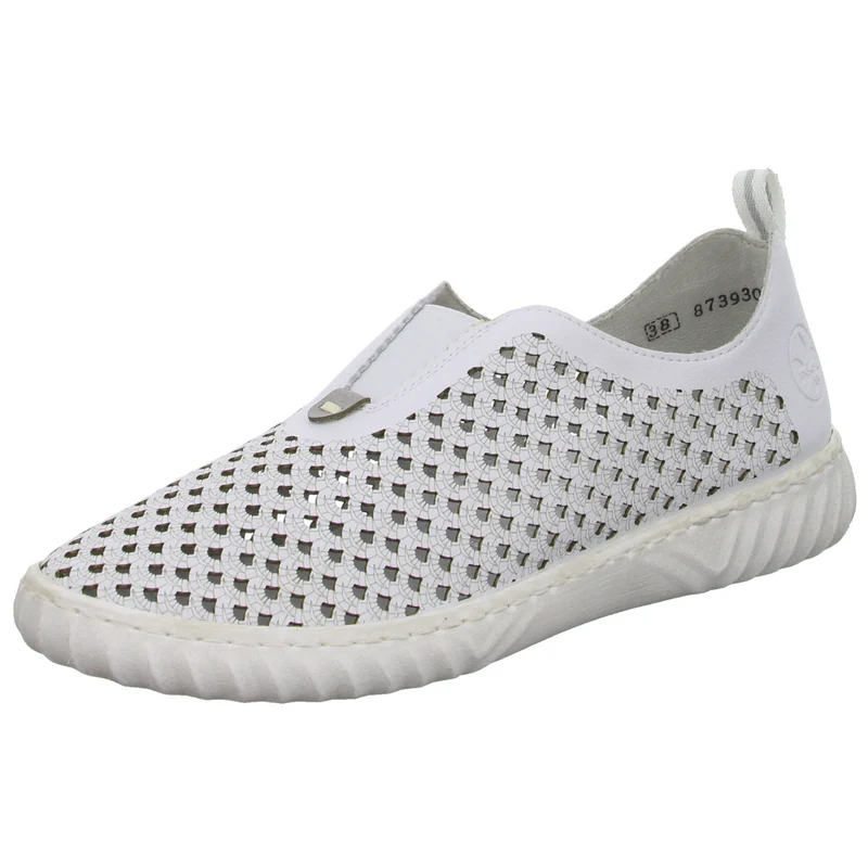 Rieker Slipper/Kletthalbschuh luftdurchlässig (durchbrochenes/geflochtenes Obermaterial)