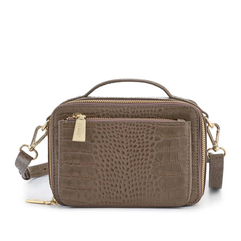 Waldorf Leather Zip-Up Handbag - WALDORF / 327 324