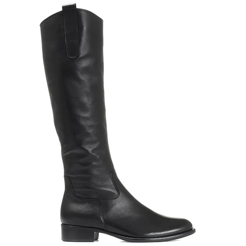 Brook Extra Slim Fit Calf Leather Rider Boots - GAB30576 / 316 817