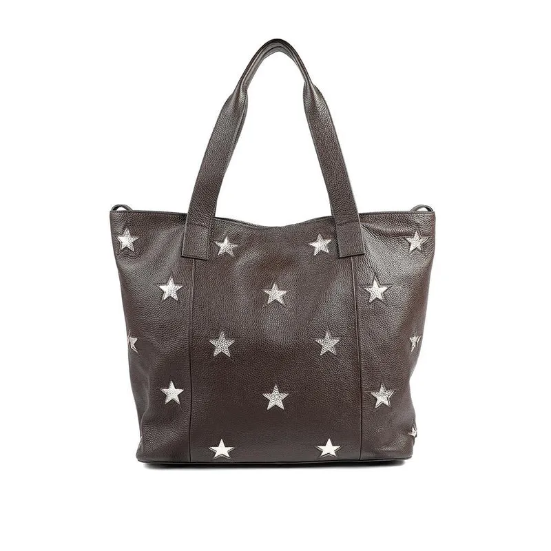 Dayna Star Leather Bag - MACO30500 / 317 148 - Chocolate