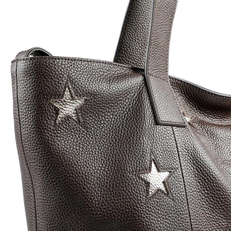 Dayna Star Leather Bag - MACO30500 / 317 148 - Chocolate