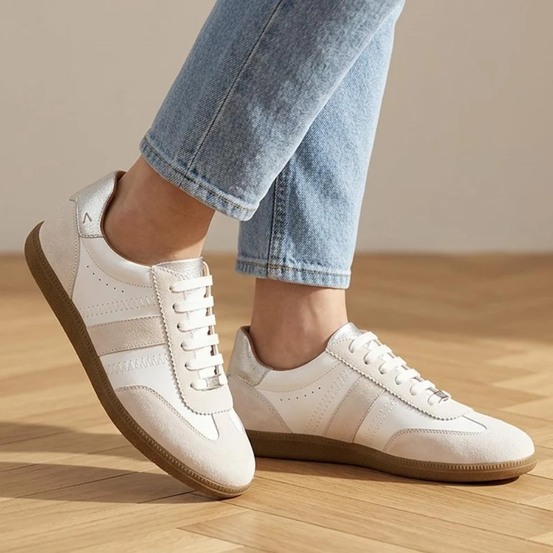 Artea Leather Trainers - ARTEA / 327 146 - White-Silver