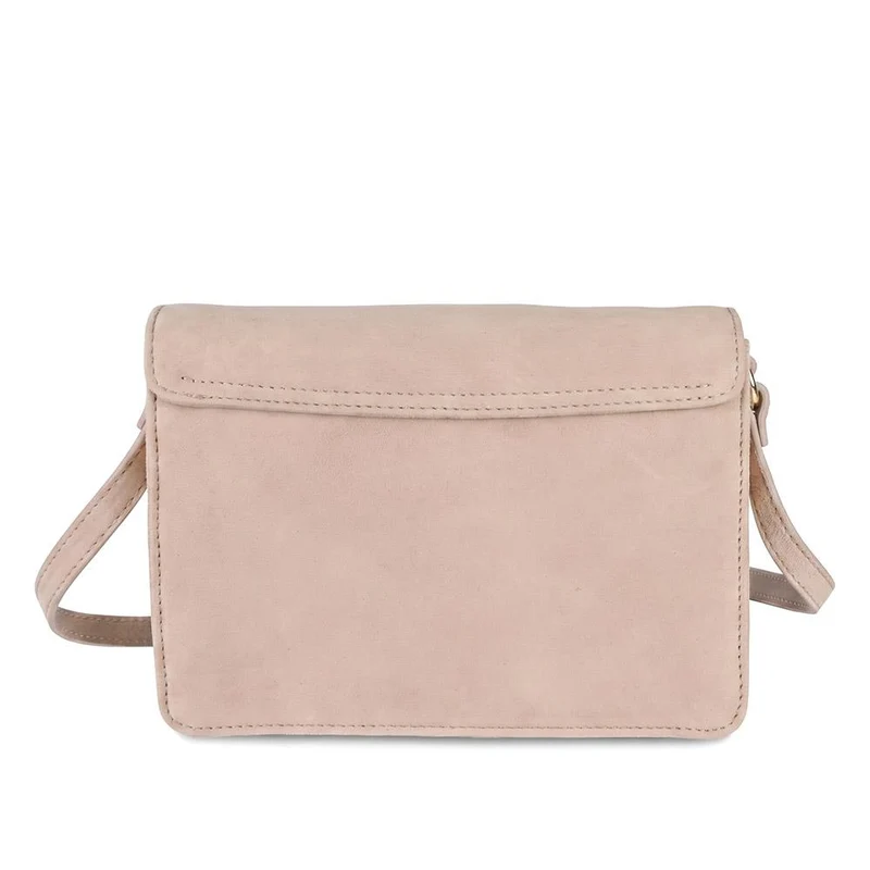 Vitoria Leather Crossbody Bag - VITORIA / 325 464 - Beige Suede