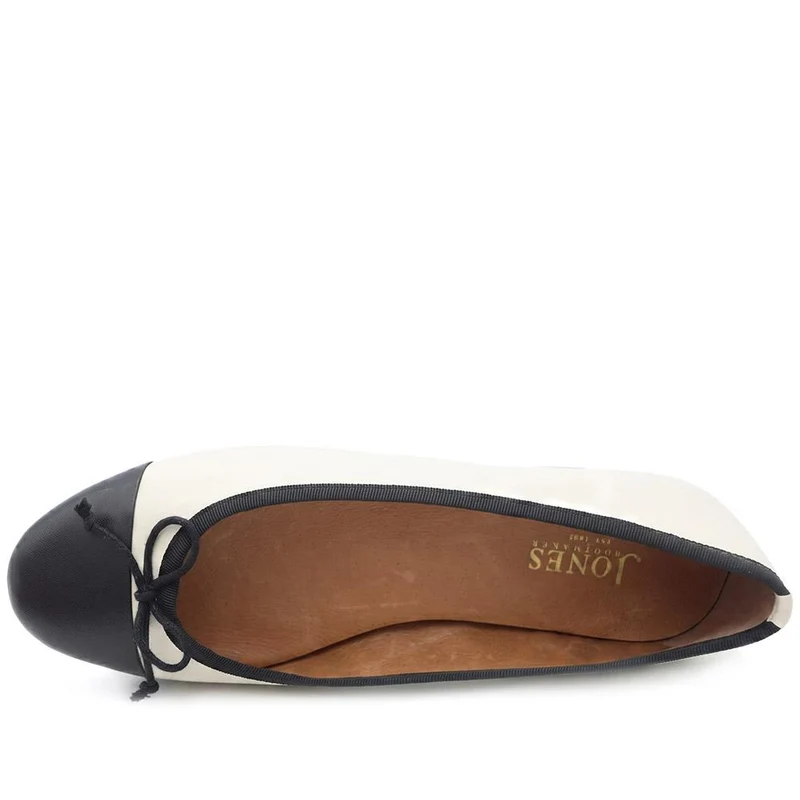 Olivie Leather Pumps - OLIVIE / 330 042 - Black-Beige