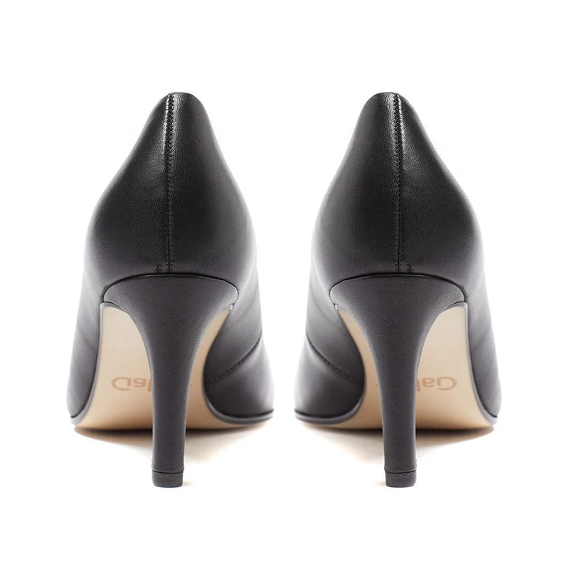 Dane Gabor Leather Stiletto Heels - GAB37503 / 323 293 - Black Leather