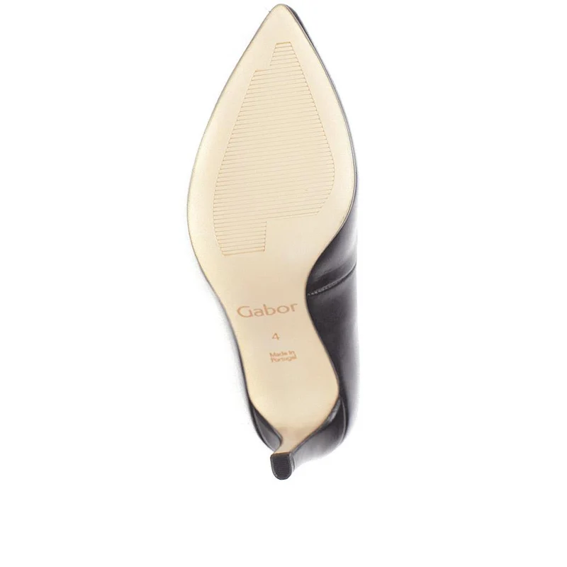 Dane Gabor Leather Stiletto Heels - GAB37503 / 323 293 - Black Leather