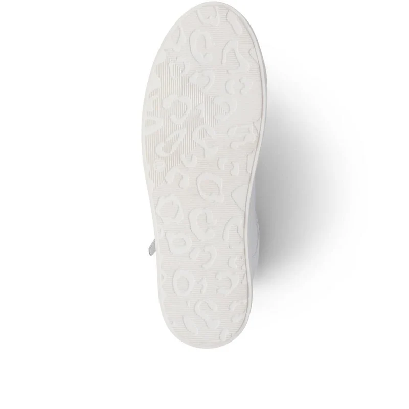 Amaliada Leather Platform Trainers - AMALIADA / 325 316 - White